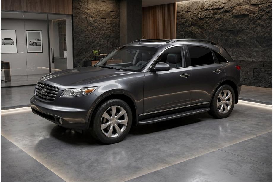 Infiniti FX 2003–2008 Stranske stopnice Bosphore Black (2 kos, aluminij) Image