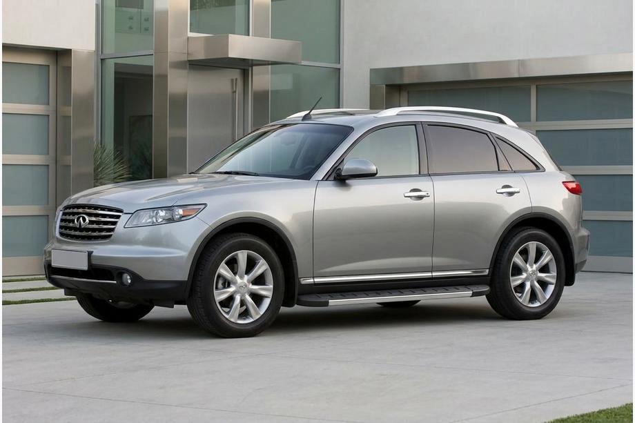 Infiniti FX 2003–2008 Bočne stopnice Duru (2 kosa, aluminij) Image