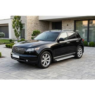 Bočne stopnice Maya V2 (2 kos, aluminij) Infiniti FX 2003–2008 fotografija 1