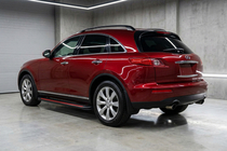 Infiniti FX 2003–2008 Bočne stopnice Maya Red (2 kos, aluminij) fotografija 1