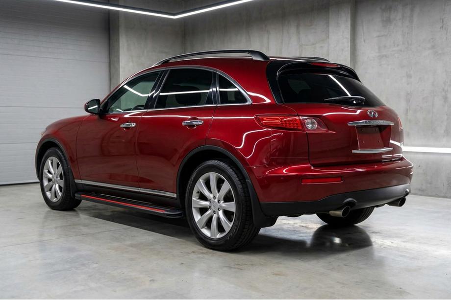 Infiniti FX 2003–2008 Bočne stopnice Maya Red (2 kos, aluminij) Image