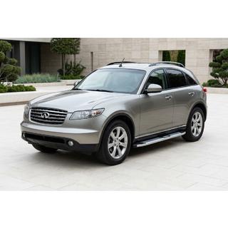 Mevsim Grey bočne stopnice (2 kos, aluminij) Infiniti FX 2003–2008 fotografija 1