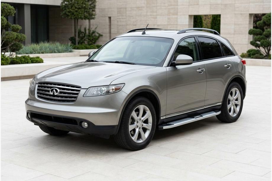 Infiniti FX 2003–2008 Mevsim Grey bočne stopnice (2 kos, aluminij) Image
