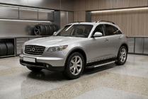 Infiniti FX 2003–2008 Stranske stopnice RedLine (2 kos, aluminij) fotografija 1