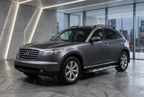 Infiniti FX 2003–2008 Stranske stopnice Sunrise (2 kos, aluminij) fotografija 1