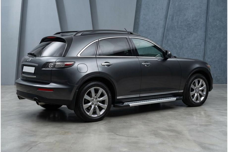 Infiniti FX 2003–2008 Stranske stopnice Vision New Grey (2 kos, aluminij) Image