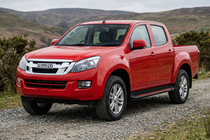 Isuzu D-Max 2011–2019 Bočne stopnice Maya Red (2 kos, aluminij) fotografija 1