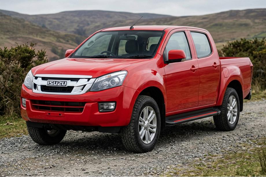 Isuzu D-Max 2011–2019 Bočne stopnice Maya Red (2 kos, aluminij) Image