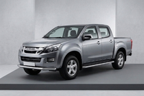 Isuzu D-Max 2011–2019 Stranske stopnice Maydos V1 (2 kosa, aluminij) fotografija 1
