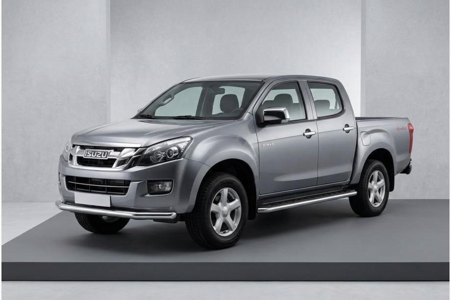 Isuzu D-Max 2011–2019 Stranske stopnice Maydos V1 (2 kosa, aluminij) Image