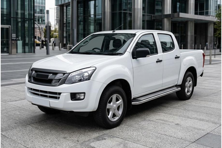Isuzu D-Max 2011–2019 Stranske stopnice Maydos V2 (2 kosa, aluminij) Image