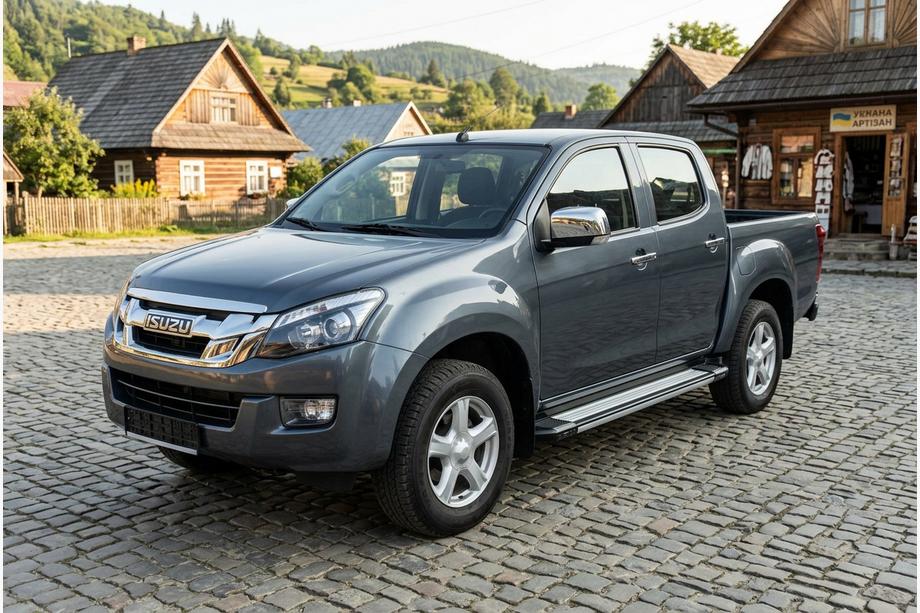 Isuzu D-Max 2011–2019 Stranske stopnice Rainbow (2 kos, aluminij) Image