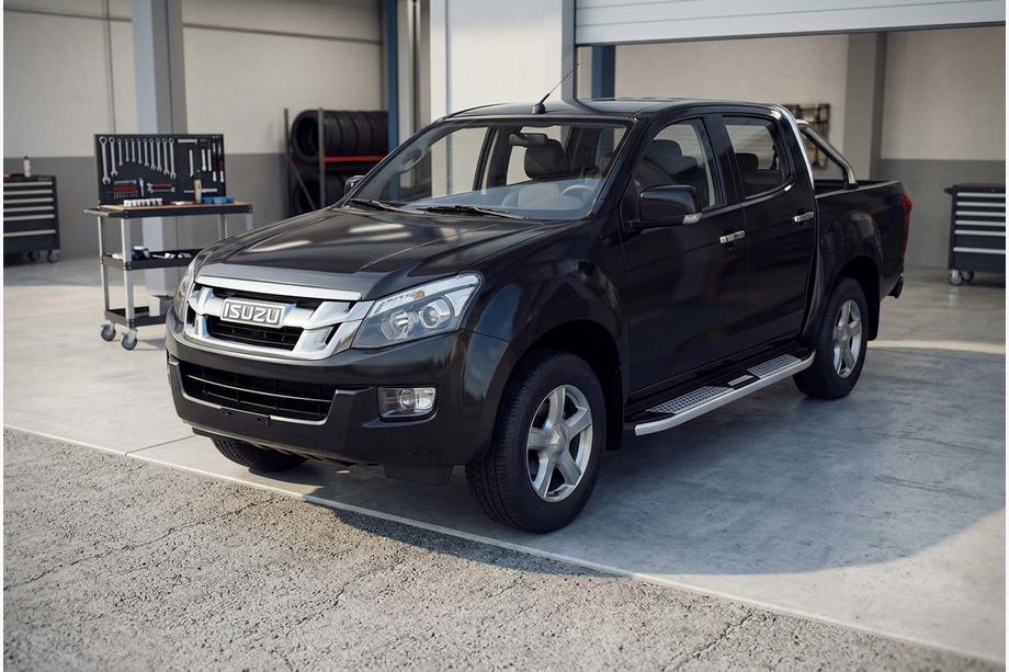 Isuzu D-Max 2011–2019 Mevsim Grey bočne stopnice (2 kos, aluminij) Image