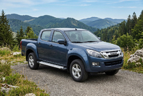 Isuzu D-Max 2011–2019 Stranske stopnice Allmond Grey (2 kosa, aluminij) fotografija 1