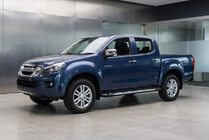 Isuzu D-Max 2011–2019 Stranske stopnice Sunrise (2 kos, aluminij) fotografija 1