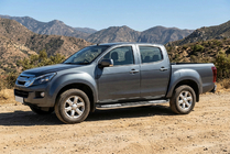 Isuzu D-Max 2011–2019 Stranske stopnice Tayga V2 (2 kos, aluminij) fotografija 1