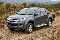 Isuzu D-Max 2011–2019 Stranske stopnice Vision New Grey (2 kos, aluminij) fotografija 1