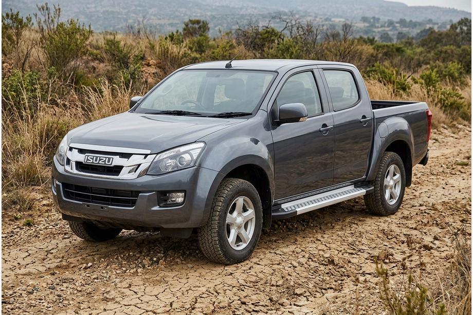 Isuzu D-Max 2011–2019 Stranske stopnice Vision New Grey (2 kos, aluminij) Image