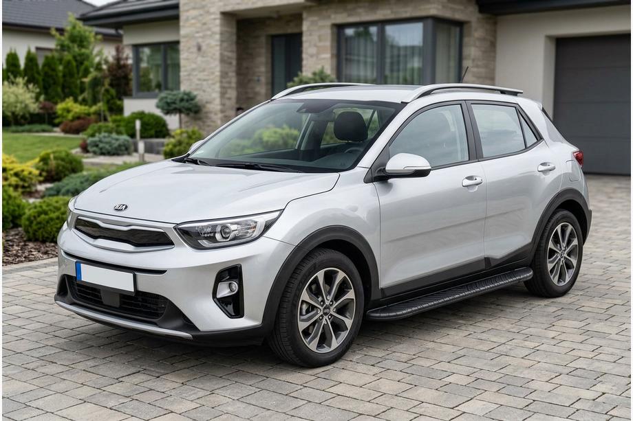 Kia Stonic 2017– Bočne stopnice Bosphorus Black (2 kos, aluminij) Image