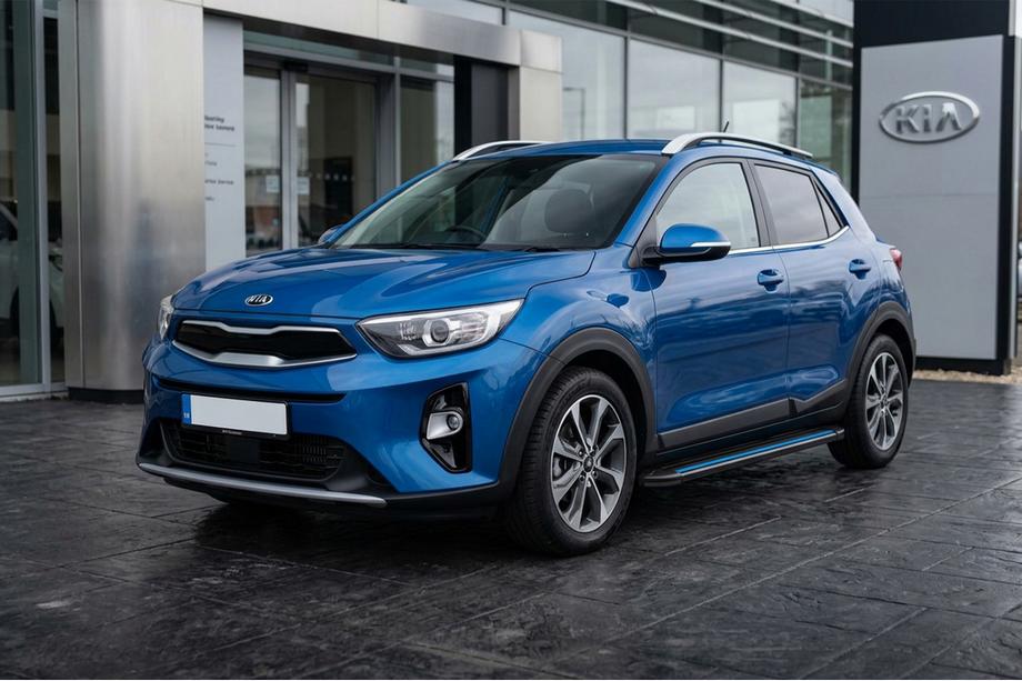Kia Stonic 2017– Bočne stopnice Maya Blue (2 kos, aluminij) Image
