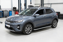 Kia Stonic 2017– Stranske stopnice Maydos V1 (2 kosa, aluminij) fotografija 1