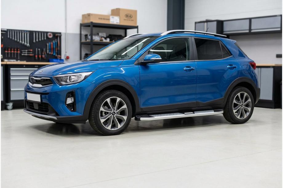 Kia Stonic 2017– Mevsim Grey bočne stopnice (2 kos, aluminij) Image