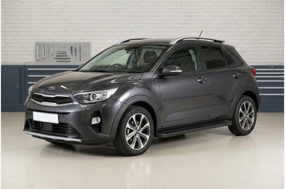 Kia Stonic 2017– Bočne stopnice Allmond Black (2 kosa, aluminij) Image