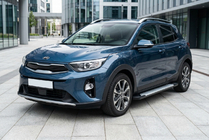 Kia Stonic 2017– Stranske stopnice Allmond Grey (2 kosa, aluminij) fotografija 1