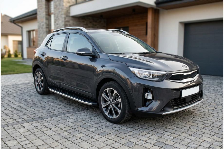 Kia Stonic 2017– Stranske stopnice BlackLine (2 kos, aluminij) Image