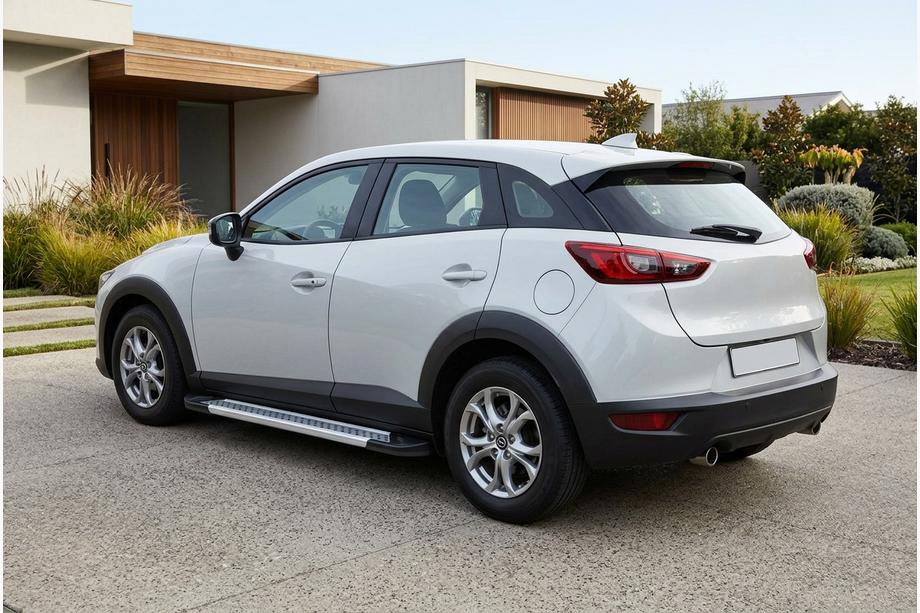 Mazda CX-3 2015– Stranske stopnice Vision New Grey (2 kos, aluminij) Image