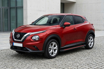Nissan Juke 2020– Bočne stopnice Maya Red (2 kos, aluminij) fotografija 1