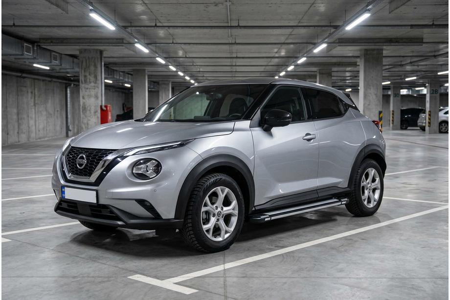 Nissan Juke 2020– Stranske stopnice Rainbow (2 kos, aluminij) Image