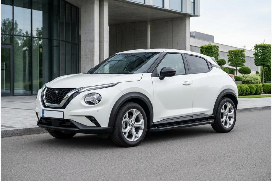 Nissan Juke 2020– Bočne stopnice Allmond Black (2 kosa, aluminij) Image