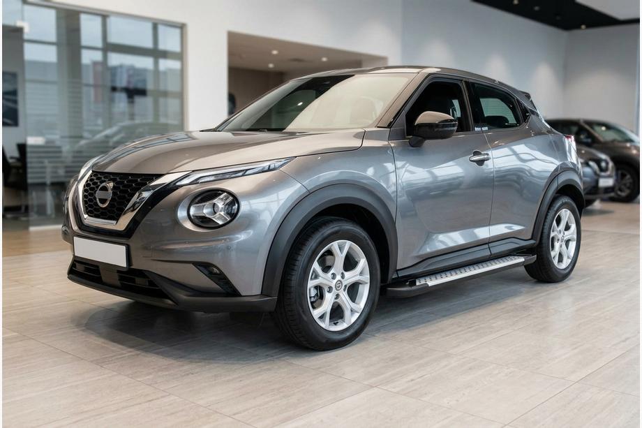Nissan Juke 2020– Stranske stopnice Allmond Grey (2 kosa, aluminij) Image