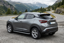 Nissan Juke 2020– Stranski pragovi Tayga Grey (2 kosa, aluminij) fotografija 1
