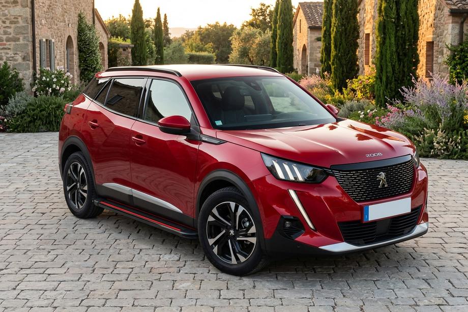 Peugeot 2008 2019– Bočne stopnice Maya Red (2 kos, aluminij) Image