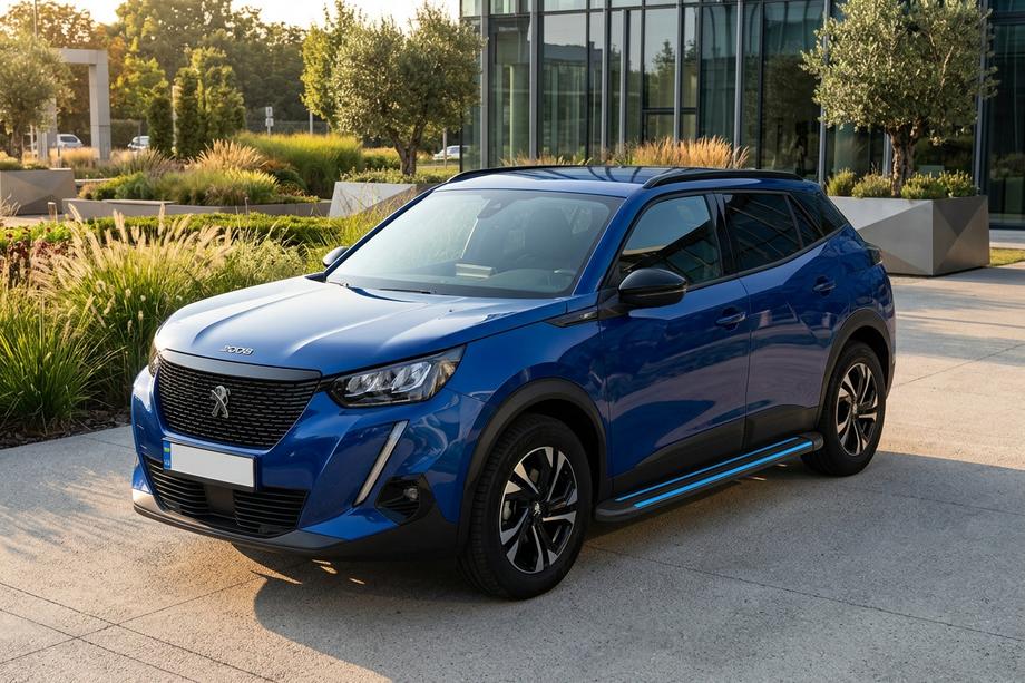 Peugeot 2008 2019– Bočne stopnice Maya Blue (2 kos, aluminij) Image