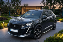 Peugeot 2008 2019– Stranski pragovi Tayga Grey (2 kosa, aluminij) fotografija 1