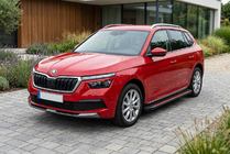 Skoda Kamiq 2019– Bočne stopnice Maya Red (2 kos, aluminij) fotografija 1