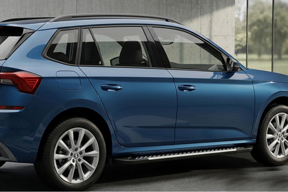 Skoda Kamiq 2019– Stranski pragovi Line (2 kos, aluminij) Image