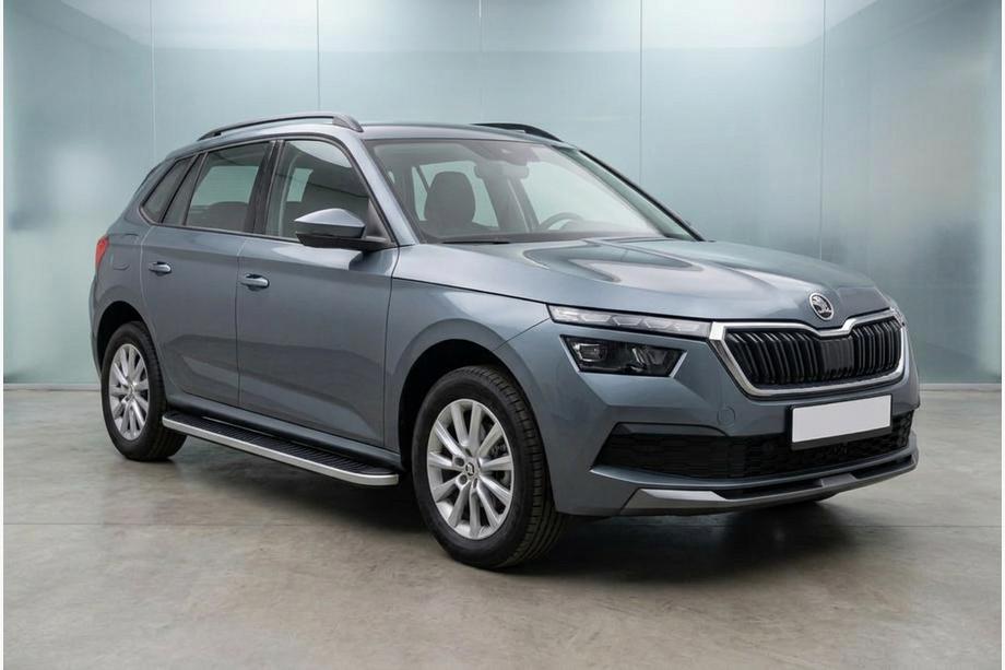 Skoda Kamiq 2019– Stranski pragovi Tayga Grey (2 kosa, aluminij) Image