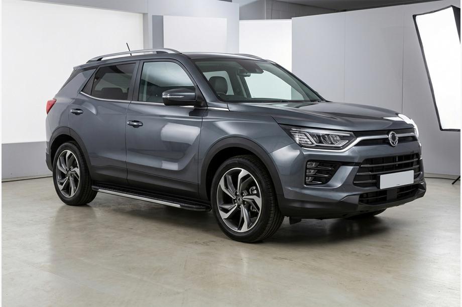 SsangYong Korando 2019– Bočni pragovi Bosphore Grey (2 kos, aluminij) Image