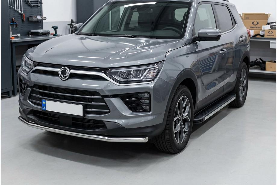 SsangYong Korando 2019– Stranske stopnice Maya V1 (2 kosa, aluminij) Image