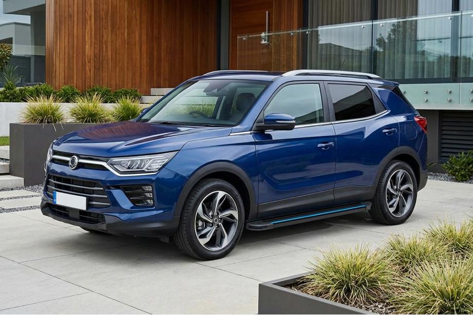 SsangYong Korando 2019– Bočne stopnice Maya Blue (2 kos, aluminij) Image