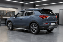 SsangYong Korando 2019– Stranske stopnice Allmond Grey (2 kosa, aluminij) fotografija 1