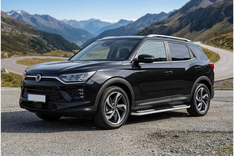 SsangYong Korando 2019– Stranske stopnice Tayga V2 (2 kos, aluminij) Image