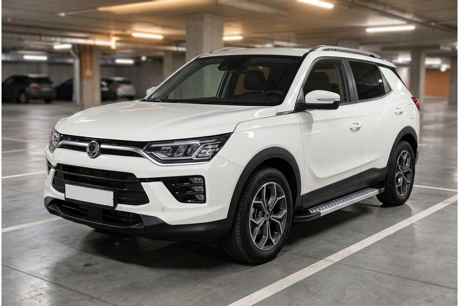 SsangYong Korando 2019– Stranske stopnice Vision New Grey (2 kos, aluminij) Image