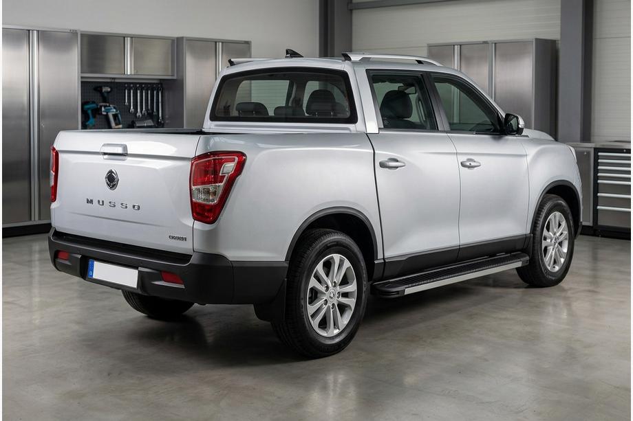 SsangYong Musso II 2018– Stranske stopnice Maya V1 (2 kosa, aluminij) Image
