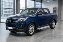 SsangYong Musso II 2018– Bočne stopnice Maya V2 (2 kos, aluminij) fotografija 1