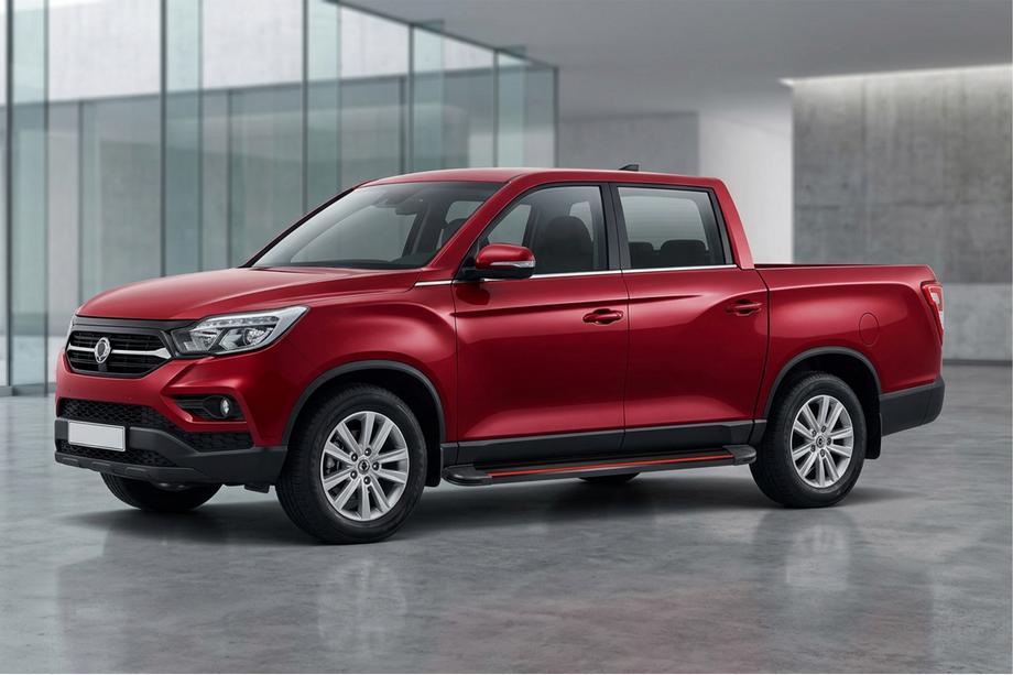 SsangYong Musso II 2018– Bočne stopnice Maya Red (2 kos, aluminij) Image